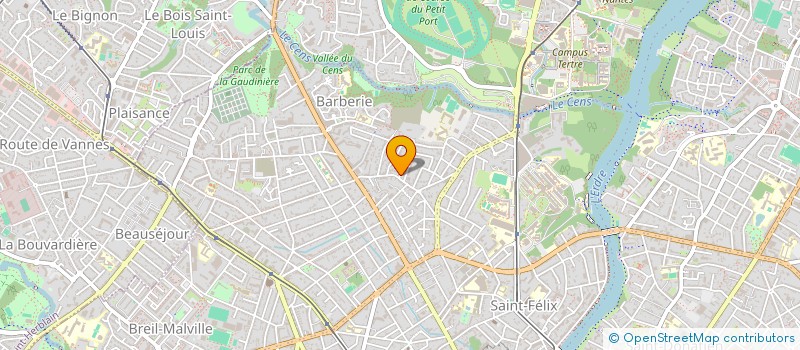 localisation de l'entreprise SCI CLRMOS à NANTES