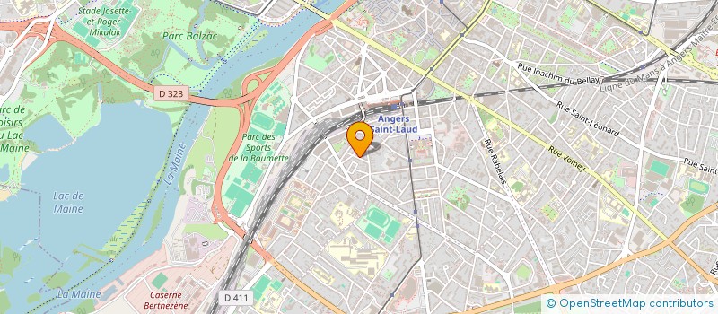 localisation de l'entreprise SCI CLS à ANGERS