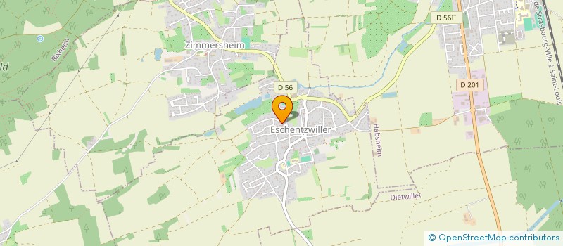 localisation de l'entreprise SCI CLS  RIXHEIM