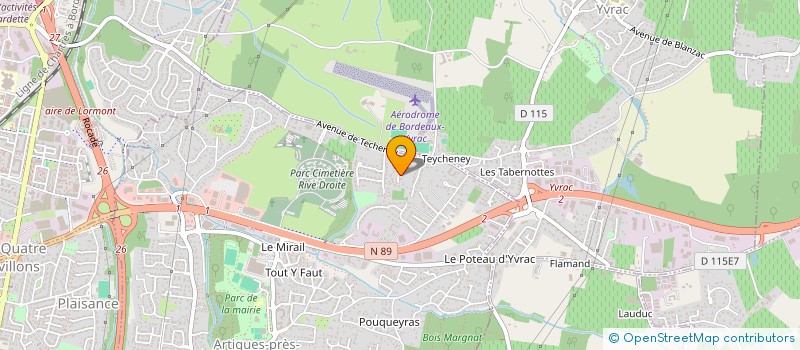 localisation de l'entreprise SCI CLS  ARTIGUES-PRES-BORDEAUX