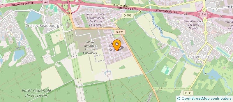 localisation de l'entreprise SCI CLSK  COLLEGIEN