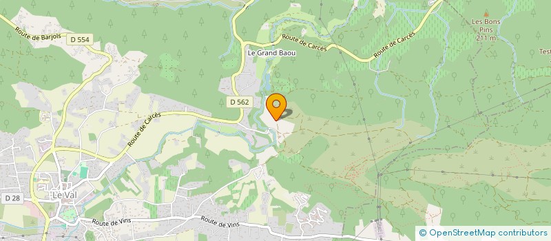 localisation de l'entreprise SCI CLT  LE VAL