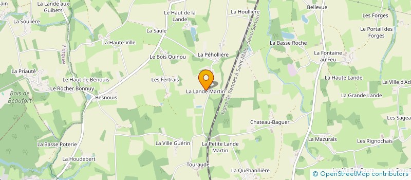 localisation de l'entreprise SCI CLT  BAGUER-MORVAN