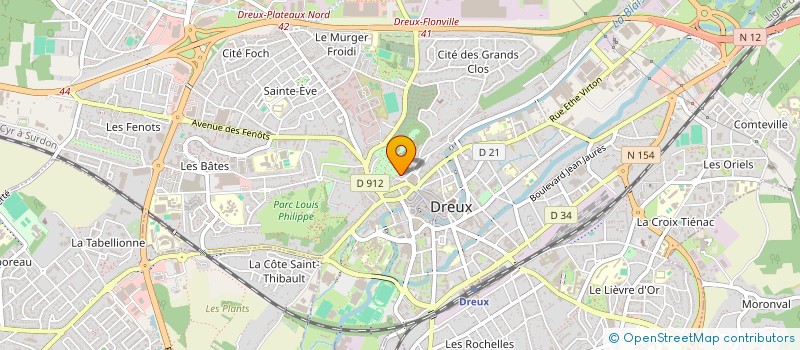 localisation de l'entreprise SCI CLTEP à DREUX