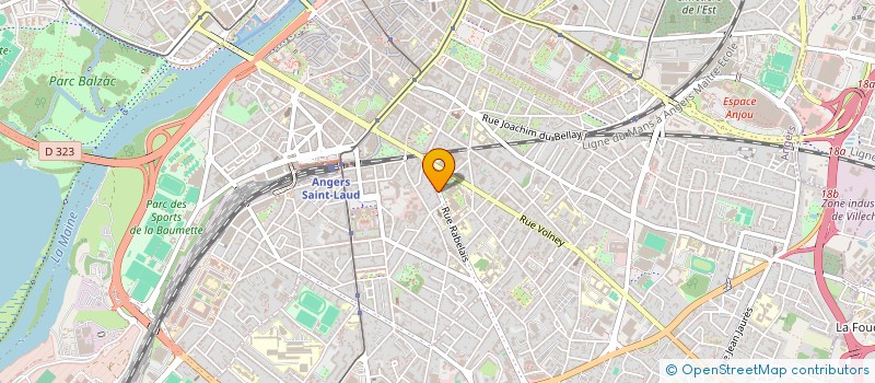 localisation de l'entreprise SCI CLUB à ANGERS