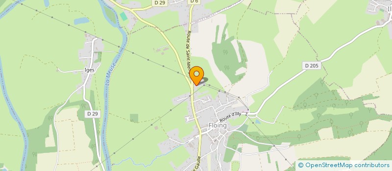 localisation de l'entreprise SCI CLUB DES CINQ  FLOING
