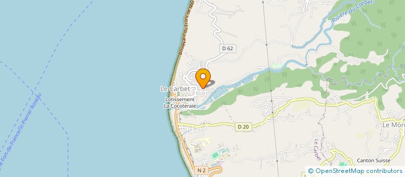 localisation de l'entreprise SCI CLUB MALIKOUN  CARBET