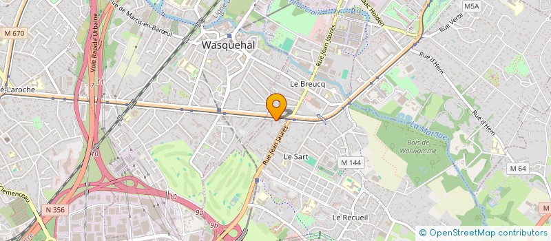 localisation de l'entreprise SCI CLUB SEVEN à VILLENEUVE D ASCQ