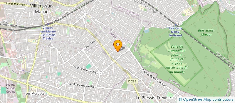 localisation de l'entreprise SCI CLUBE  LE PLESSIS-TREVISE