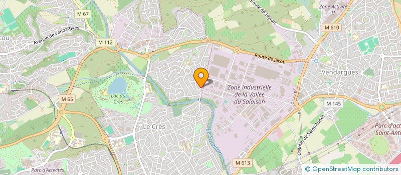 localisation de l'entreprise SCI CLUBIMMO à LE CRES