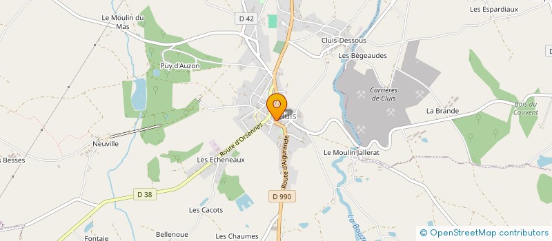 localisation de l'entreprise SCI CLUIS N.P.  CLUIS