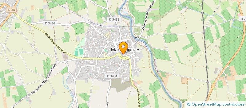 localisation de l'entreprise SCI CLUMEGO  MARSILLARGUES