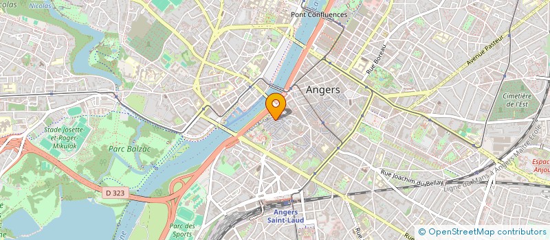 localisation de l'entreprise SCI CLUNA J&A à ANGERS