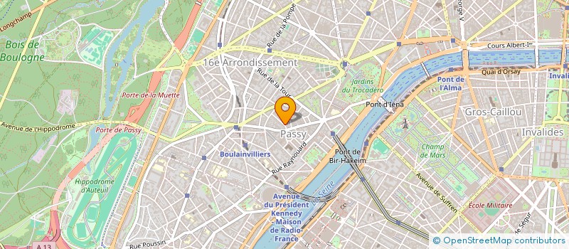 localisation de l'entreprise SCI  CLUSERET  PARIS