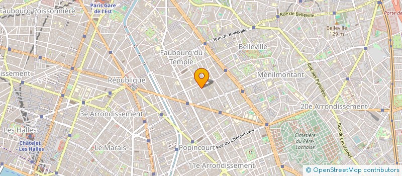 localisation de l'entreprise SCI CLV  PARIS