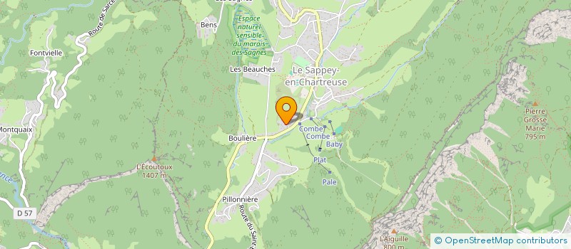 localisation de l'entreprise SCI CLV  LE SAPPEY-EN-CHARTREUSE