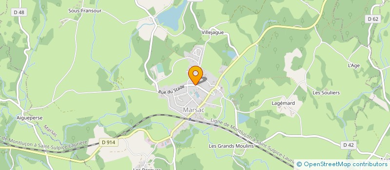 localisation de l'entreprise SCI CLV à MARSAC