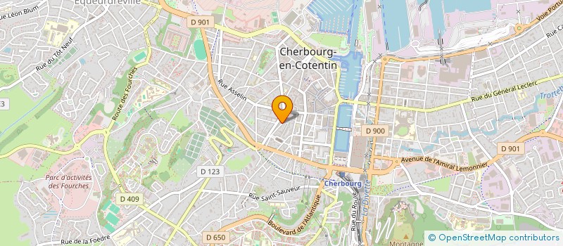 localisation de l'entreprise SCI CLW  CHERBOURG-EN-COTENTIN