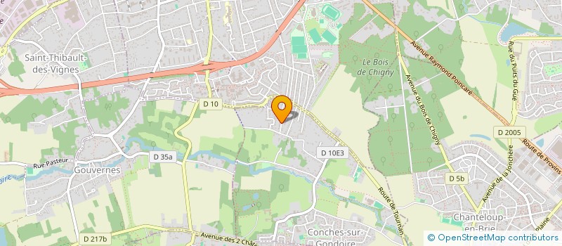 localisation de l'entreprise SCI CLX INVEST  CONCHES-SUR-GONDOIRE