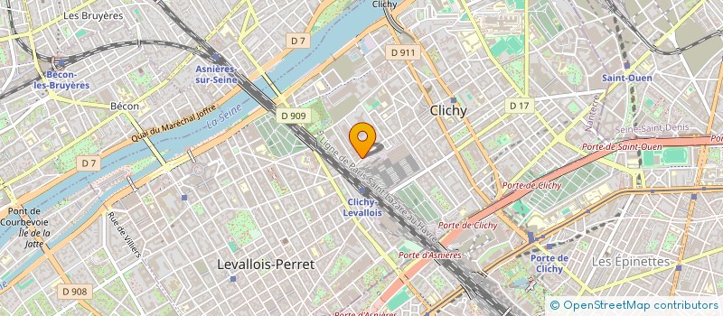 localisation de l'entreprise SCI CLYBU à CLICHY