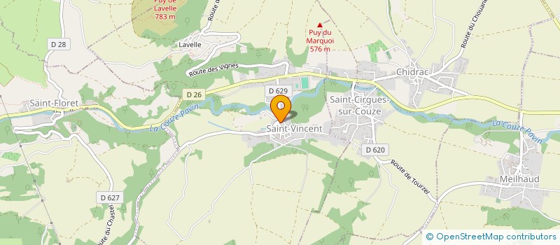 localisation de l'entreprise SCI CLYF  MEILHAUD