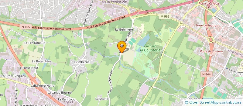 localisation de l'entreprise SCI CLYMS  SAINT-HERBLAIN