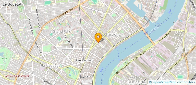 localisation de l'entreprise SCI CLYQ  BORDEAUX