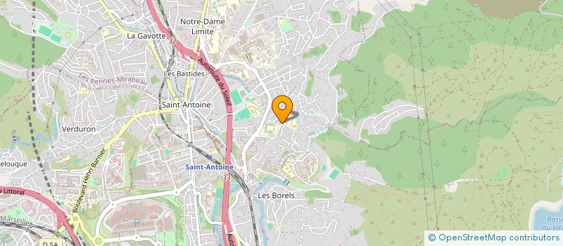 localisation de l'entreprise SCI CLYSA à MARSEILLE