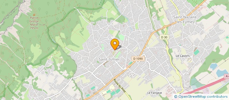localisation de l'entreprise SCI CLYSTE à SAINT-ISMIER