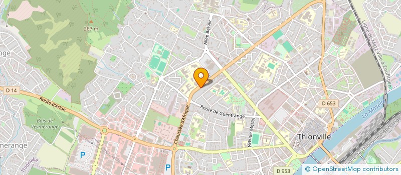 localisation de l'entreprise SCI CLYX à THIONVILLE