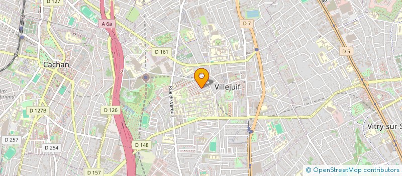 localisation de l'entreprise SCI CM 124 METZ à VILLEJUIF