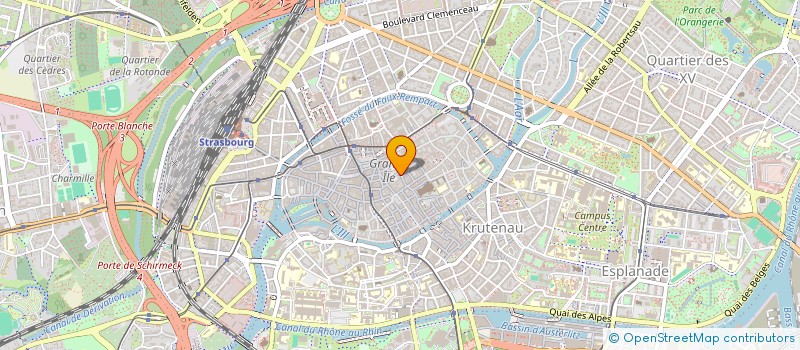 localisation de l'entreprise SCI CM  STRASBOURG