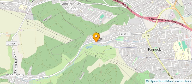 localisation de l'entreprise SCI CM  FAMECK