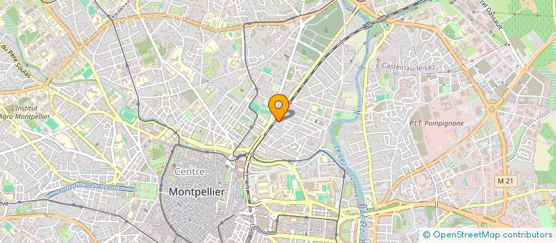 localisation de l'entreprise SCI CM à MONTPELLIER