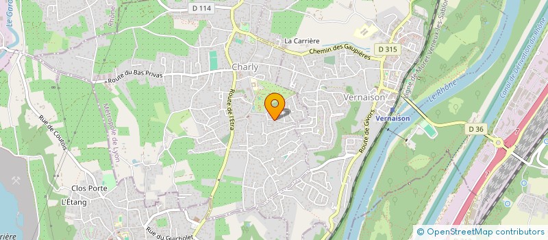 localisation de l'entreprise SCI CM  CHARLY