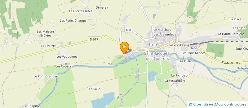 localisation de l'entreprise SCI CM  TROO