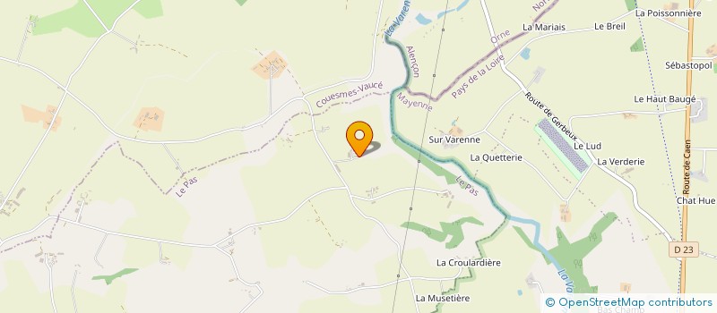 localisation de l'entreprise SCI CM  LE PAS