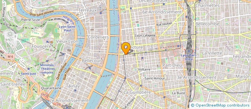 localisation de l'entreprise SCI CM  LYON