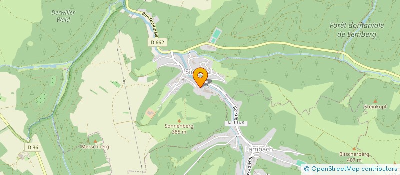 localisation de l'entreprise SCI CM BITCHE  SIERSTHAL