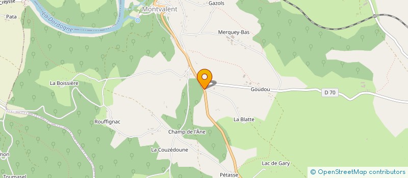 localisation de l'entreprise SCI CM IMMO  MONTVALENT