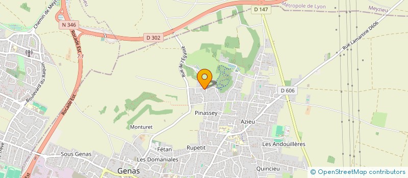 localisation de l'entreprise SCI CM IMMOBILIER  GENAS