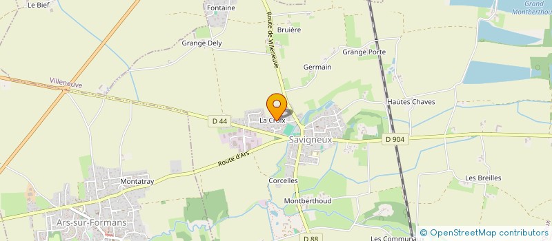 localisation de l'entreprise SCI CM IMMOBILIER  SAVIGNEUX