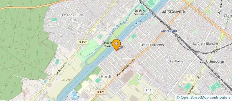 localisation de l'entreprise SCI CM JOHNSON  MONTESSON