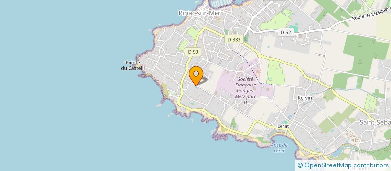 localisation de l'entreprise SCI CM LOCATION 44  PIRIAC-SUR-MER