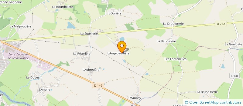 localisation de l'entreprise SCI CM PERRAUD  GETIGNE