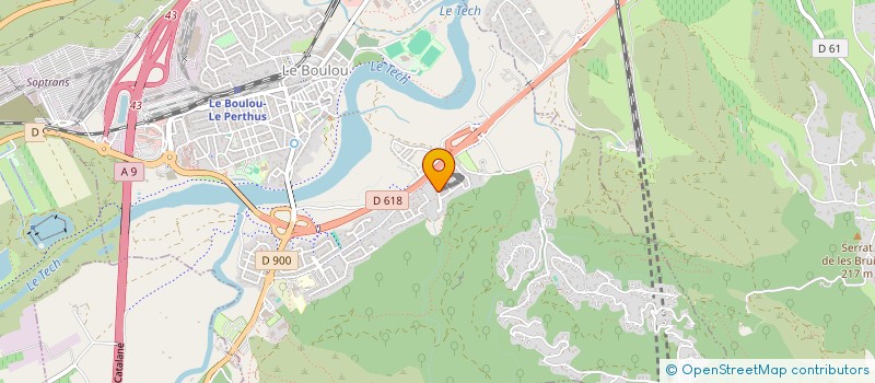 localisation de l'entreprise SCI CM PRENE  LE BOULOU