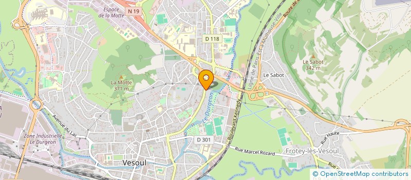 localisation de l'entreprise SCI CM2 à VESOUL