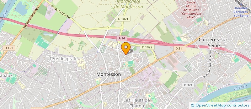 localisation de l'entreprise SCI CM4  MONTESSON