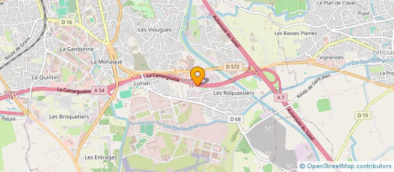 localisation de l'entreprise SCI CM40  SALON-DE-PROVENCE