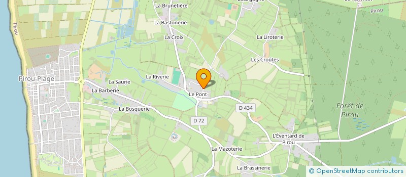 localisation de l'entreprise SCI CM4S  PIROU